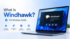 Windhawk Windows customization tool interface with taskbar and Start menu mods