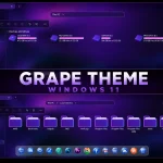 Grape Theme For Windows 11