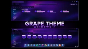 Grape Theme For Windows 11