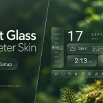 Fluent Glass Rainmeter Skin