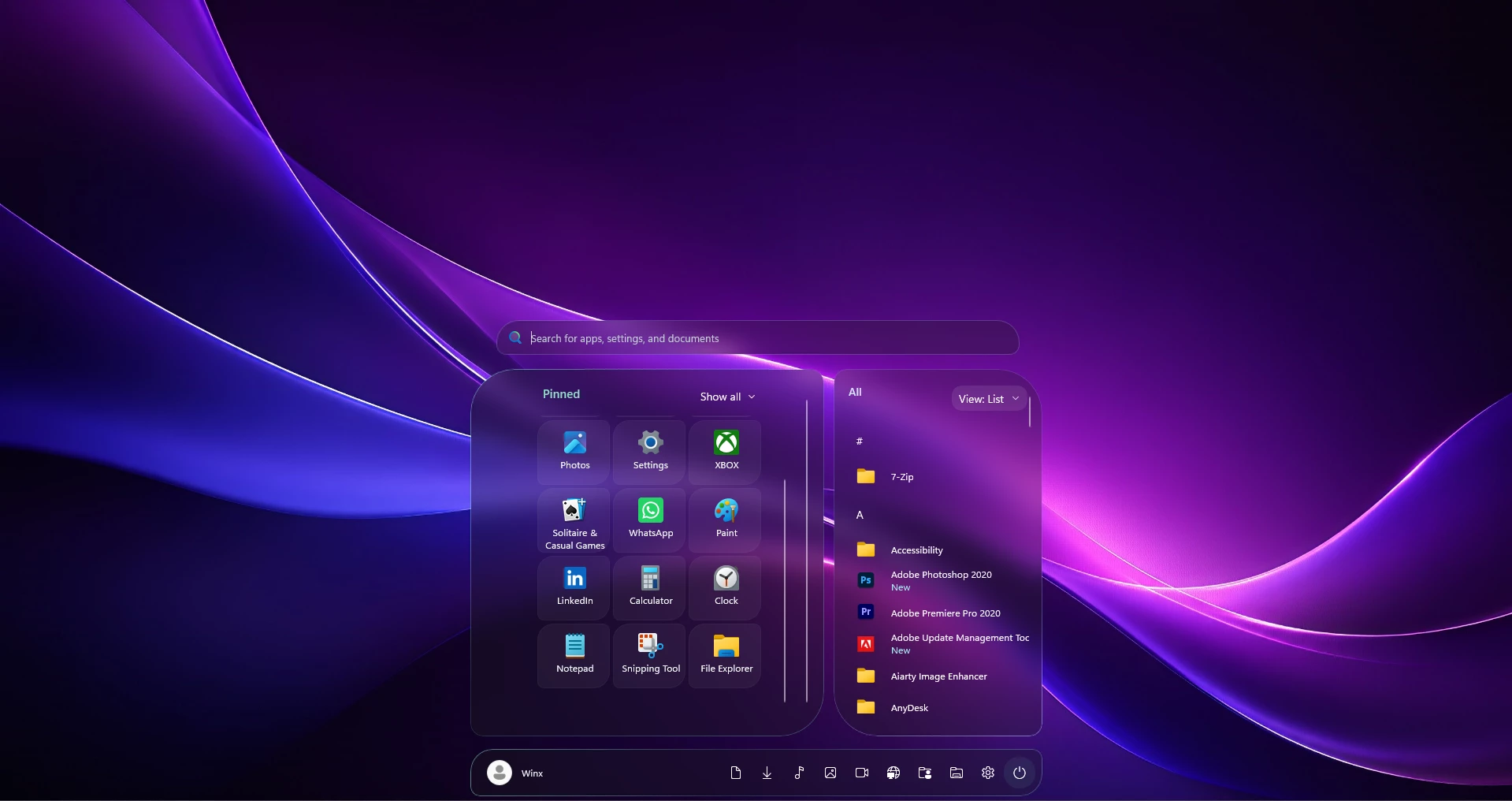 Petal Inspired Start Menu Style for Windows 11 2 Screenshot 2026 09 14 105356