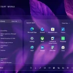 Silk Glass Start Menu Style