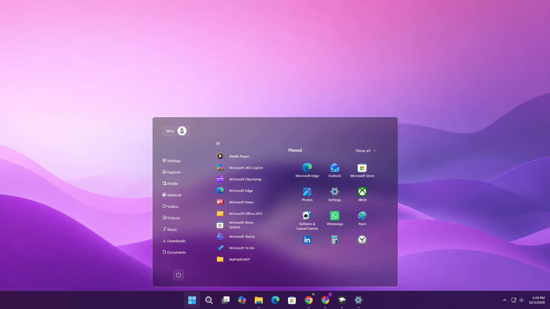 Aether Glass Start Menu Style For Windows 11 2 Slide 1