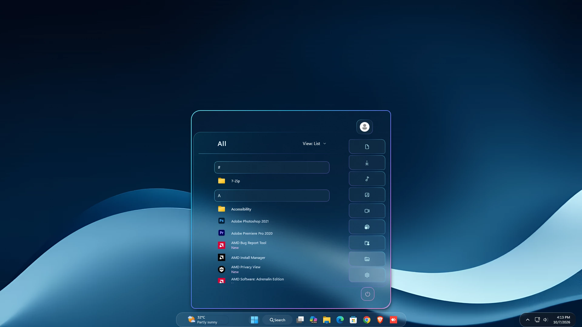 Cosmic Glow Start Menu Style For Windows 11 2 Cosmic Glow 1