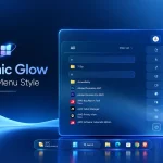 Cosmic Glow Start Menu Style For Windows 11