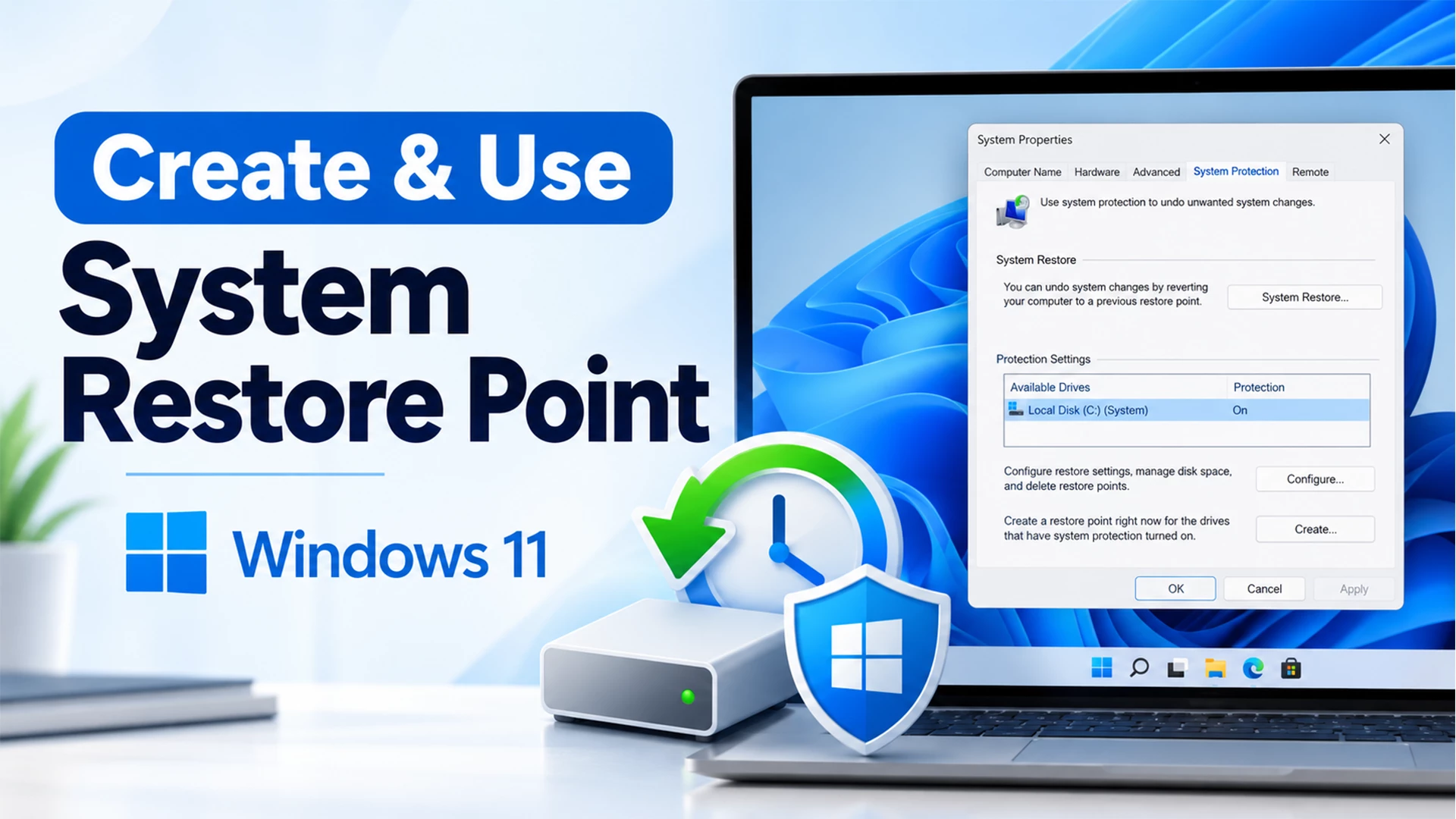How to Create and Use a System Restore Point in Windows 11 1 How to Create and Use a System Restore Point in Windows 11